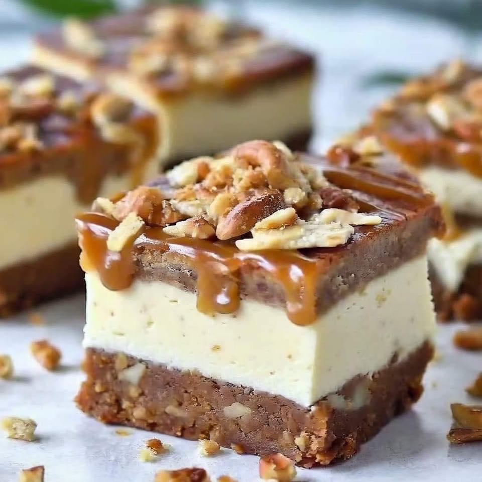 Caramel Cheesecake Bars