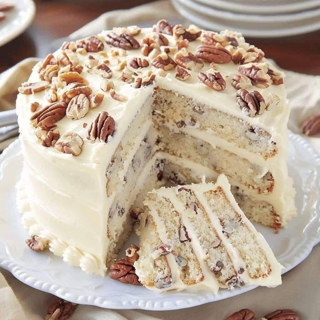 Classic Southern Pecan Cake