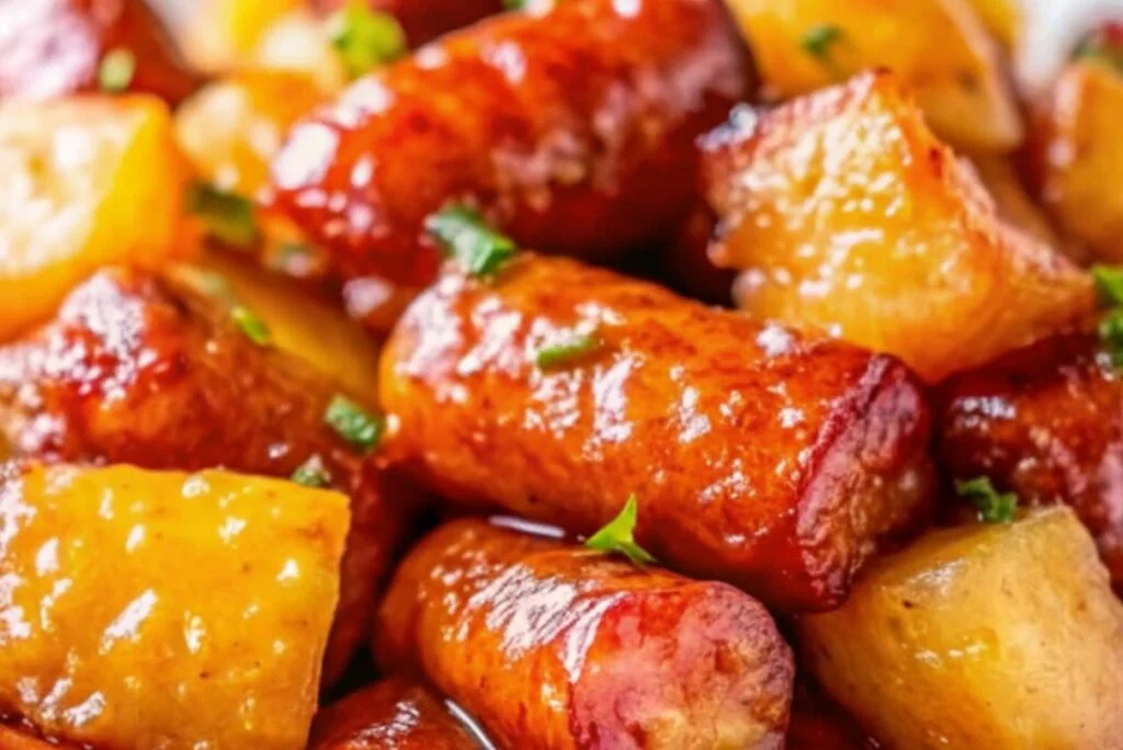 Pineapple Brown Sugar Mississippi Lil’ Smokies Bites