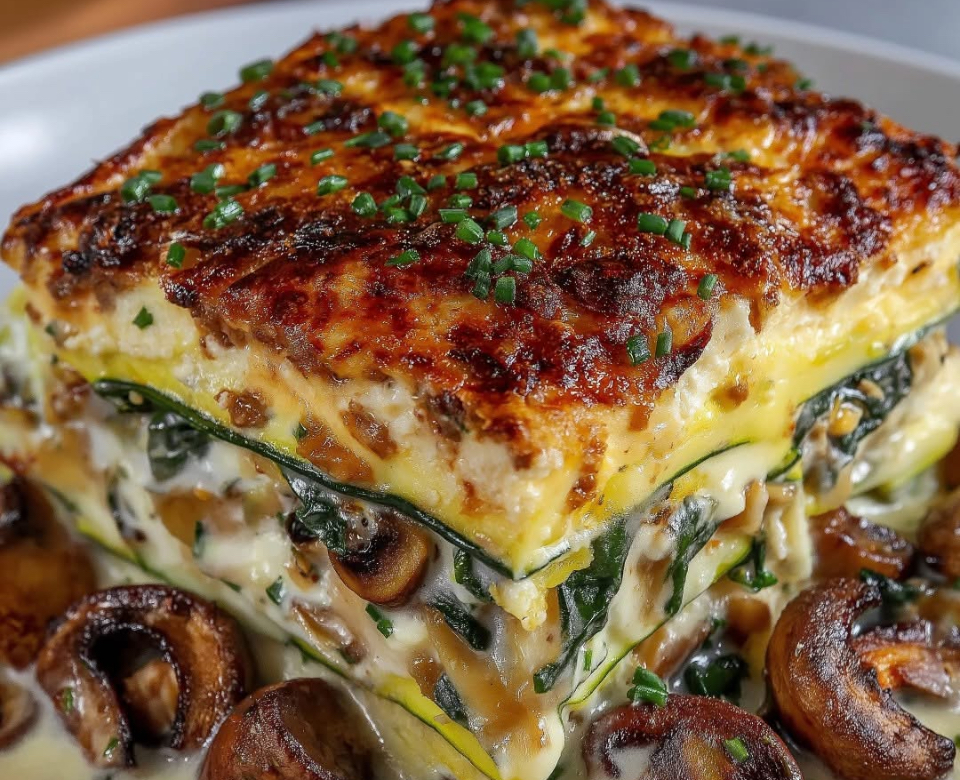 Cottage Cheese Lasagna Bake