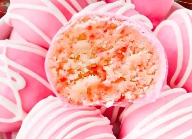 Cherry Chip Cheesecake Bites